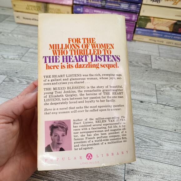 The Mixed Blessing by Helen‎ Van Slyke 1976 Vintage paperback Romance - Picture 7 of 13